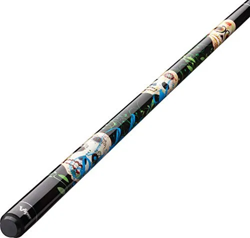 Viper Underground 58" 2-Piece Billiard/Pool Cue, Dia De Los Muertos, 18 Ounce