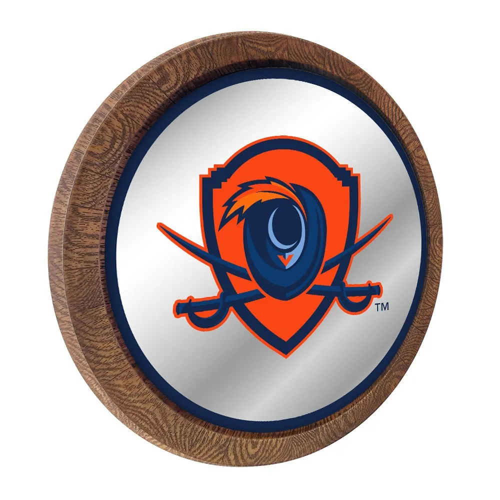 Virginia Cavaliers: Shiled - Mirrored Barrel Top Mirrored Wall Sign