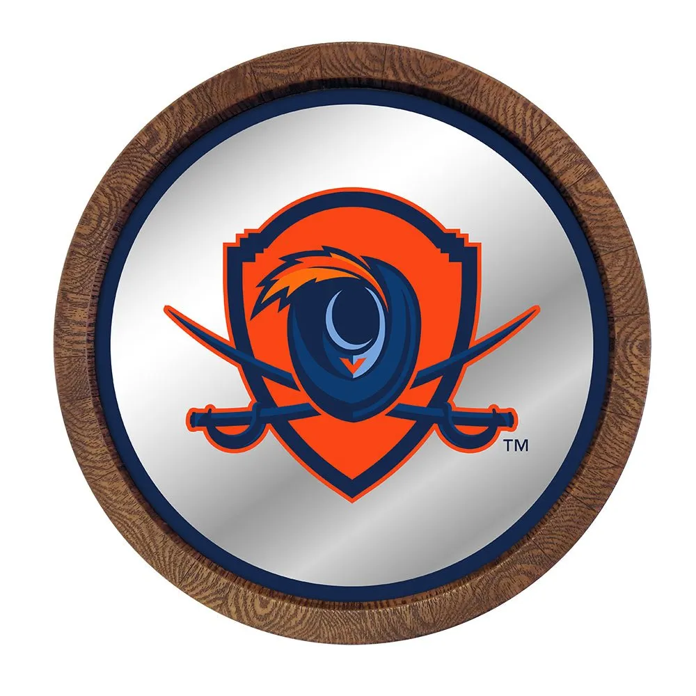 Virginia Cavaliers: Shiled - Mirrored Barrel Top Mirrored Wall Sign