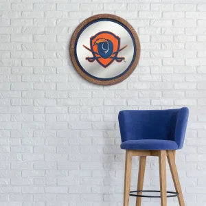 Virginia Cavaliers: Shiled - Mirrored Barrel Top Mirrored Wall Sign