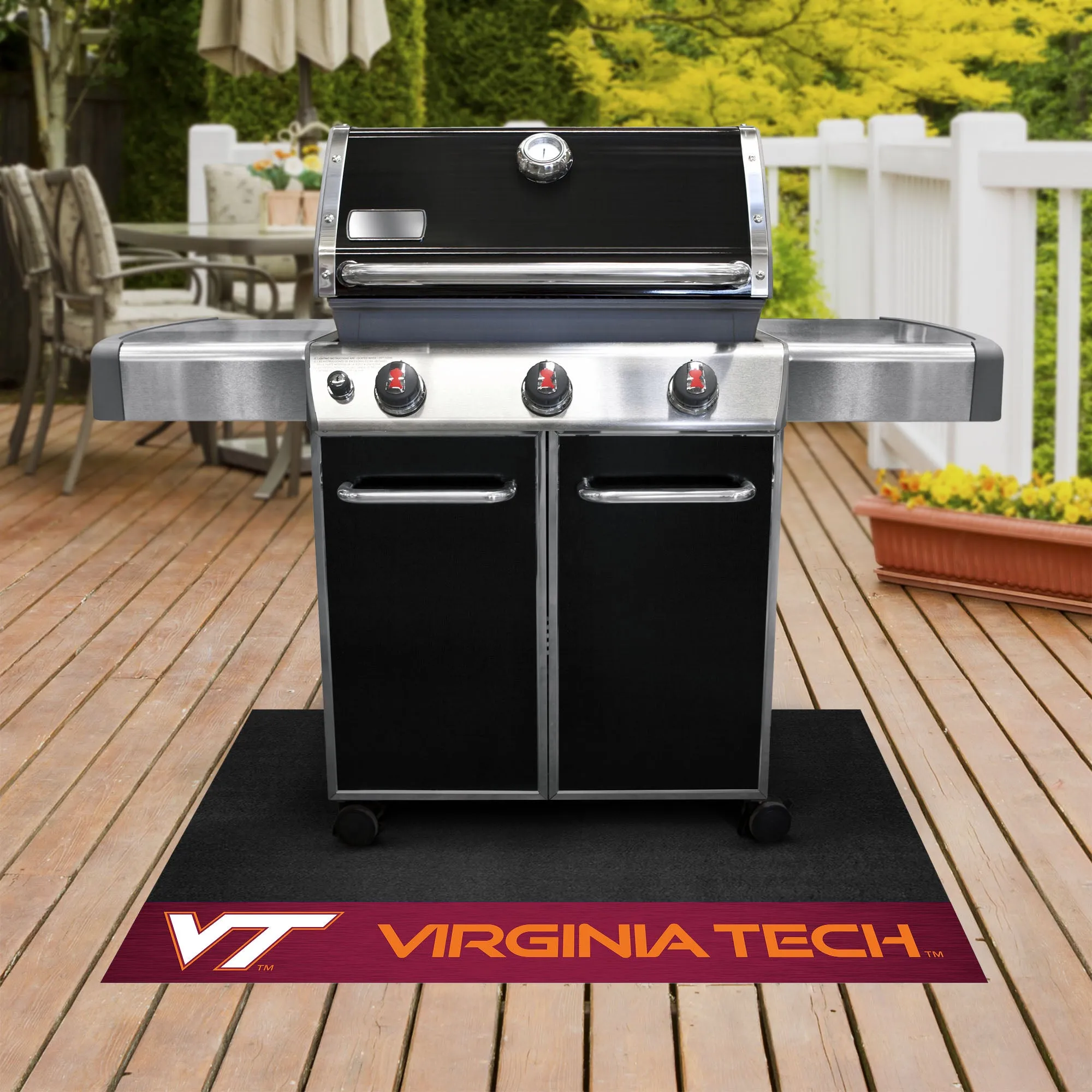 Virginia Tech Grill Mat - Standard