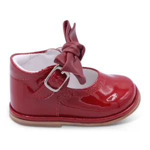 'Vitoria' Girls Red Patent Bar Shoes