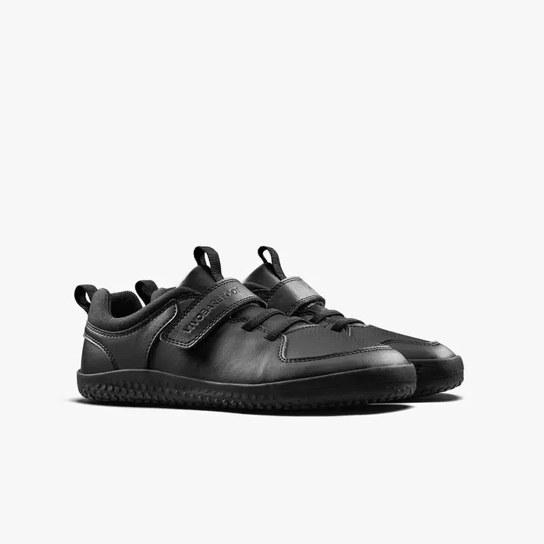 Vivobarefoot Ludo Schoo Animal Free Preschool Obsidian