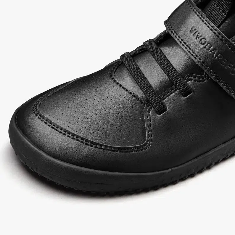 Vivobarefoot Ludo Schoo Animal Free Preschool Obsidian