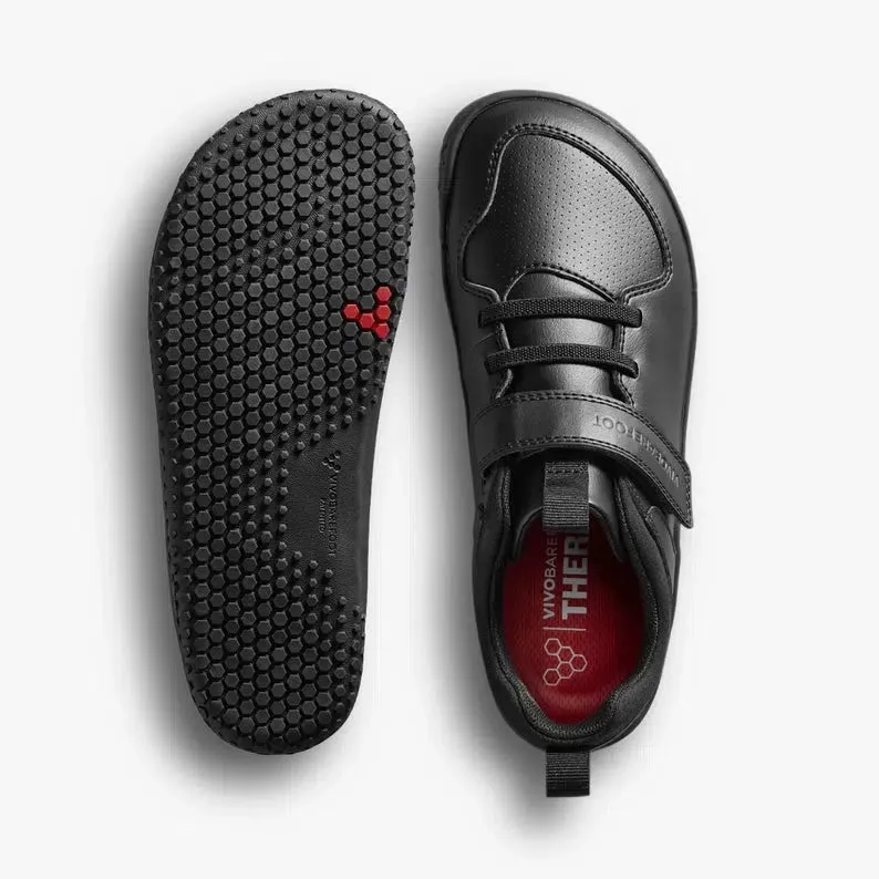 Vivobarefoot Ludo Schoo Animal Free Preschool Obsidian