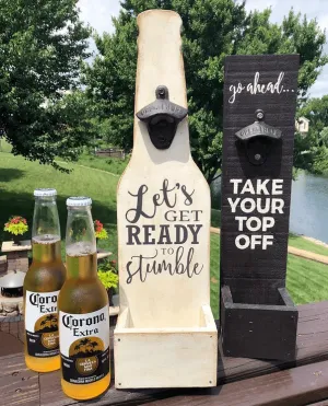 Whimsical Wooden Bottle Opener