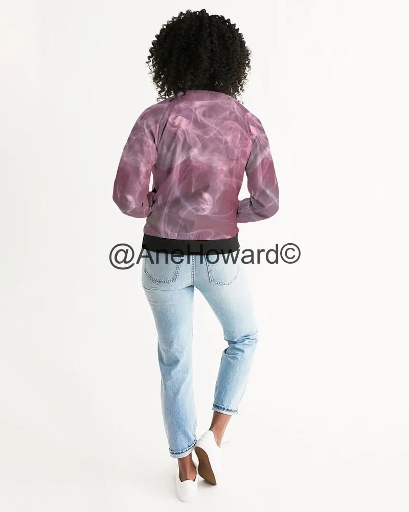 Women's Bomber Jacket Pink Smoke