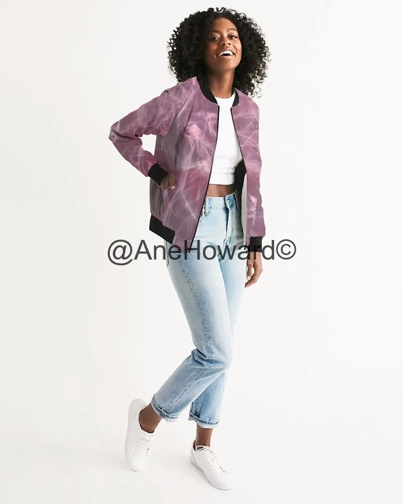 Women's Bomber Jacket Pink Smoke