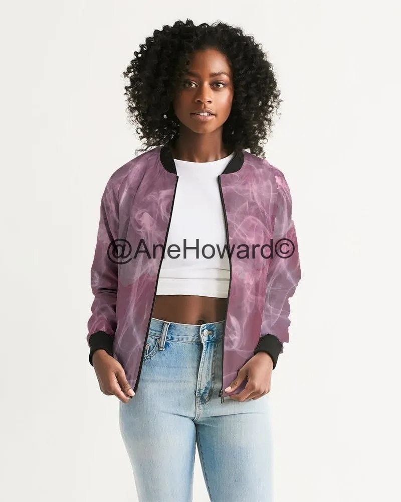 Women's Bomber Jacket Pink Smoke