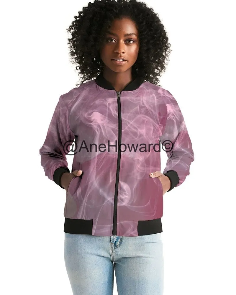 Women's Bomber Jacket Pink Smoke