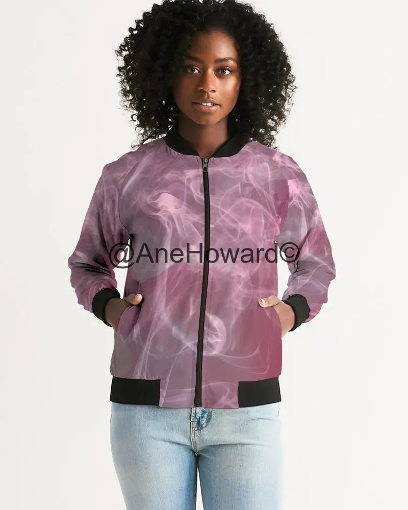 Women's Bomber Jacket Pink Smoke