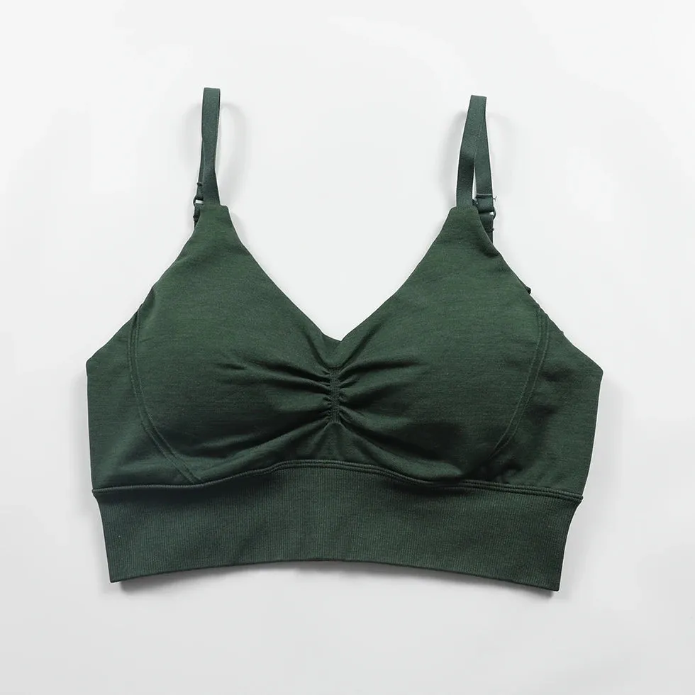 Women's Convertible Racerback Sports Bra - Effortless Micro Bralette