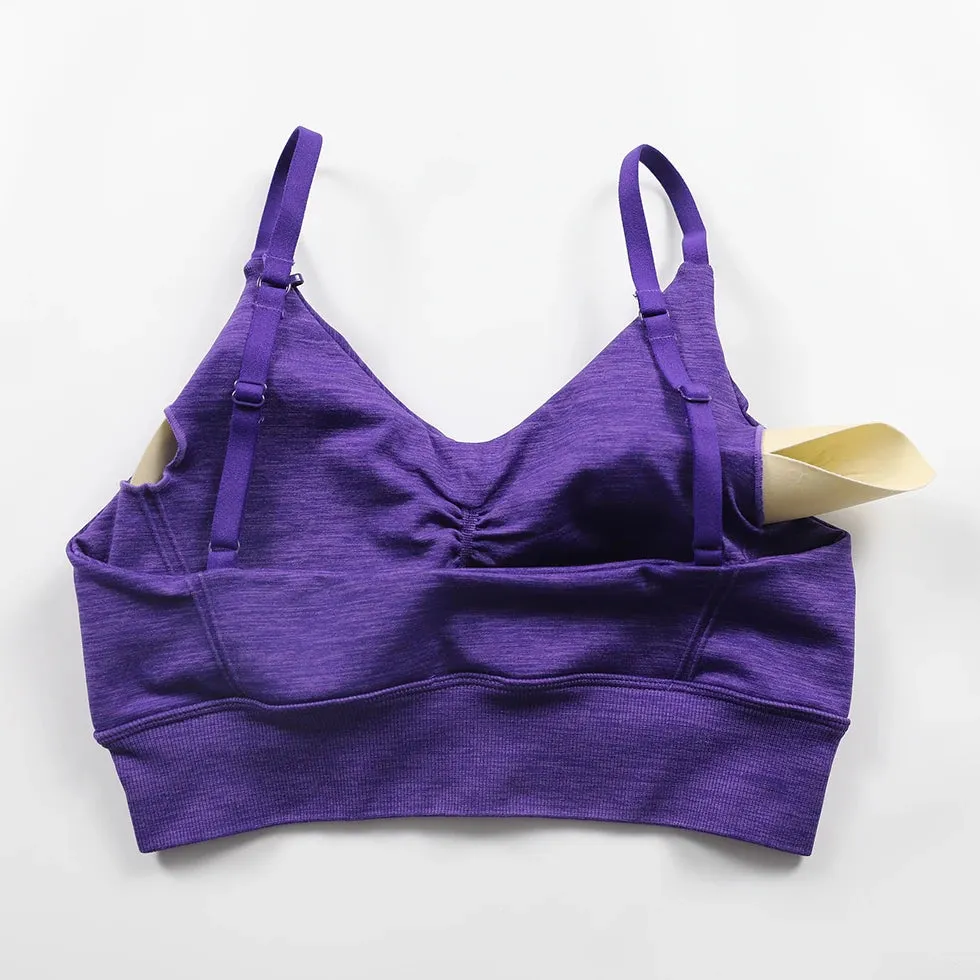 Women's Convertible Racerback Sports Bra - Effortless Micro Bralette