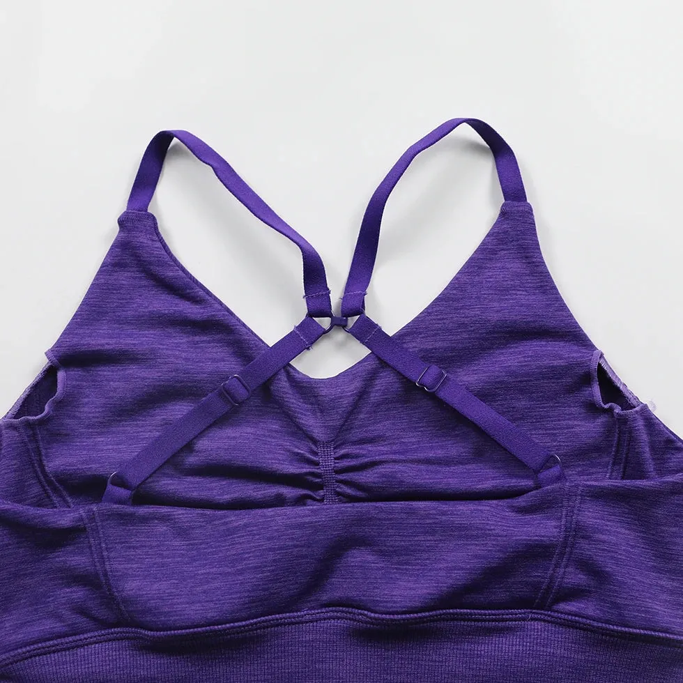 Women's Convertible Racerback Sports Bra - Effortless Micro Bralette