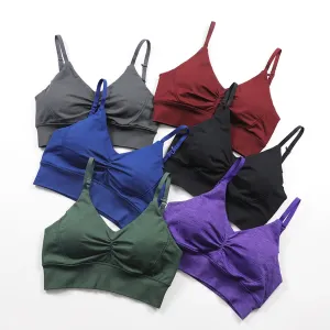 Women's Convertible Racerback Sports Bra - Effortless Micro Bralette