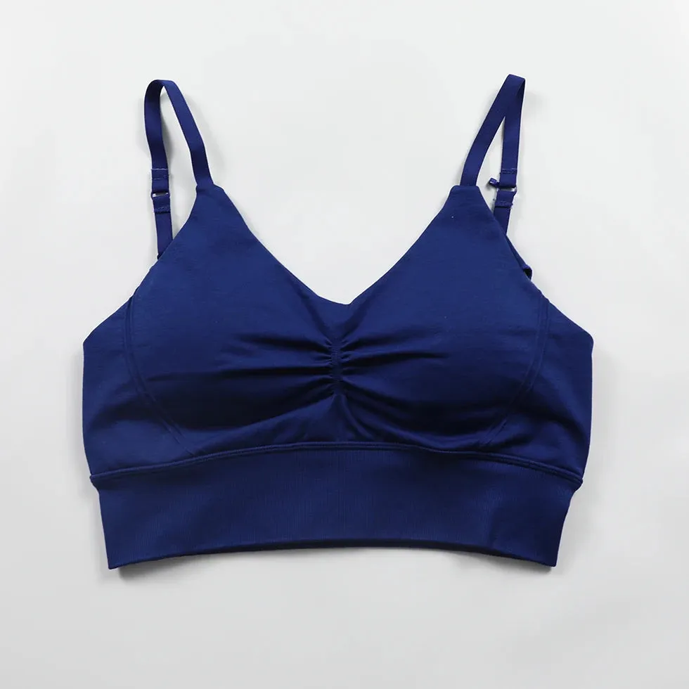 Women's Convertible Racerback Sports Bra - Effortless Micro Bralette