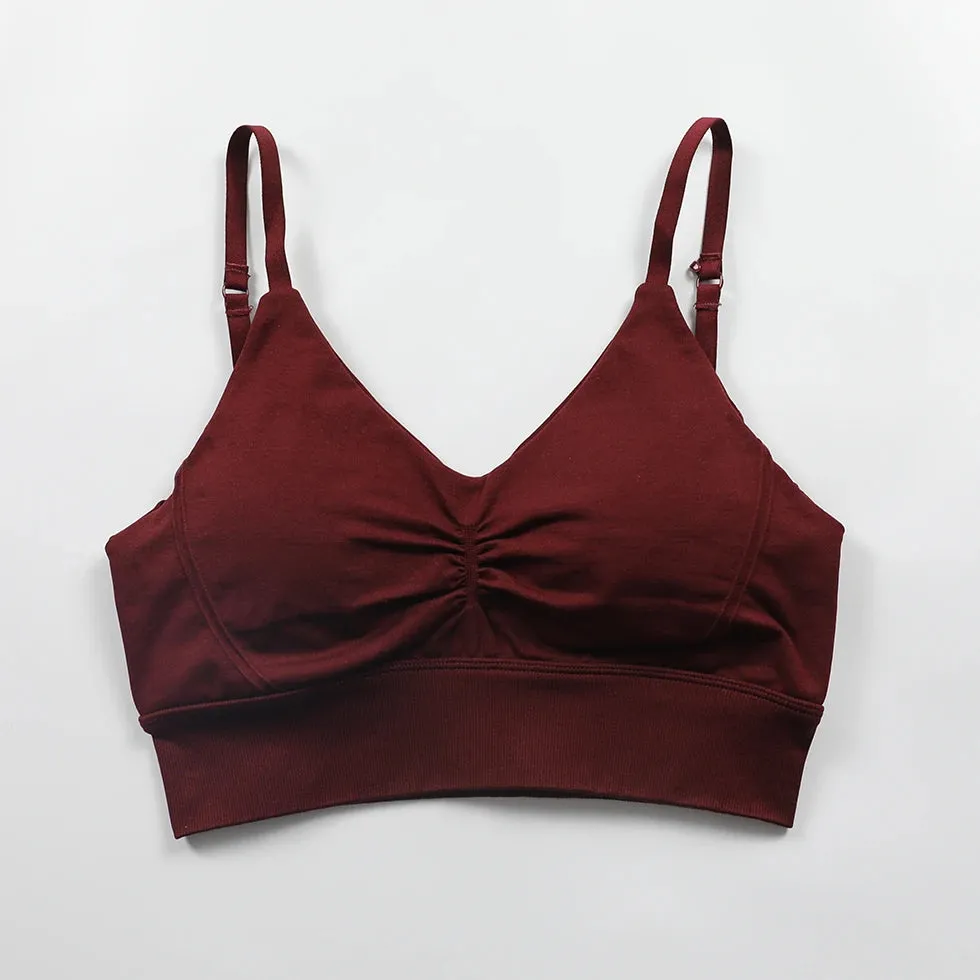 Women's Convertible Racerback Sports Bra - Effortless Micro Bralette