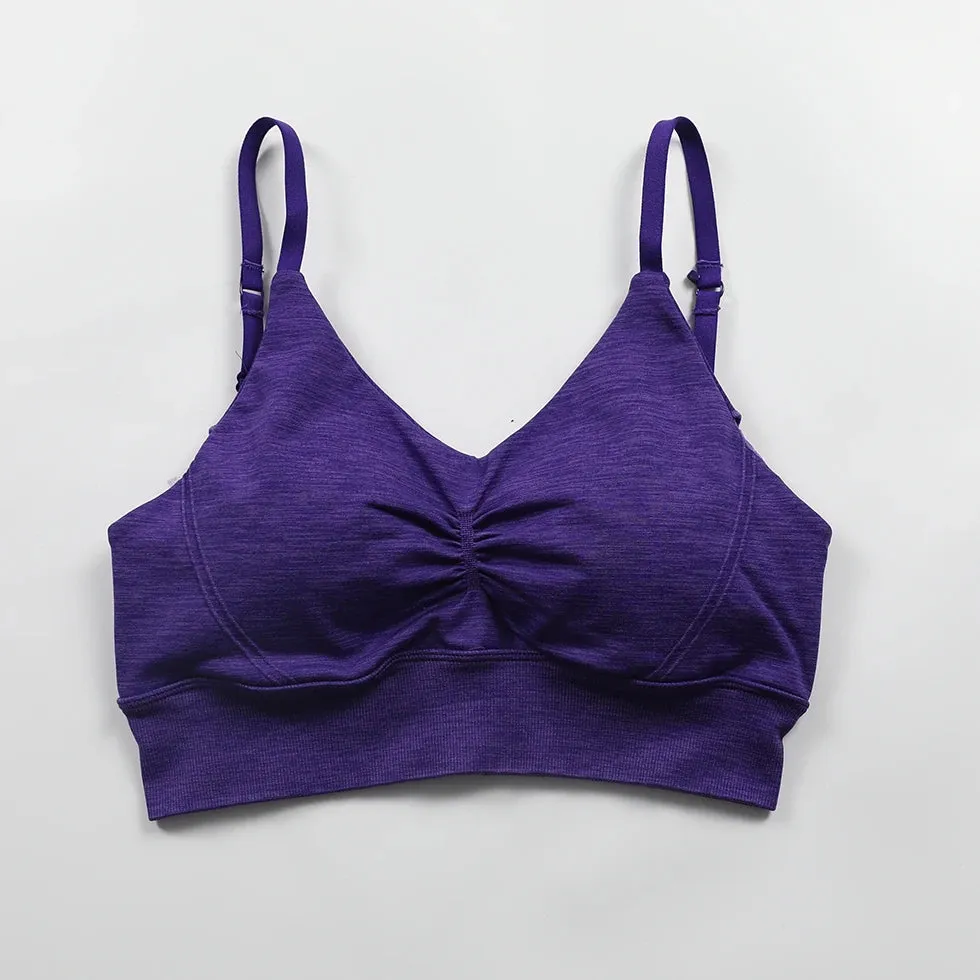 Women's Convertible Racerback Sports Bra - Effortless Micro Bralette