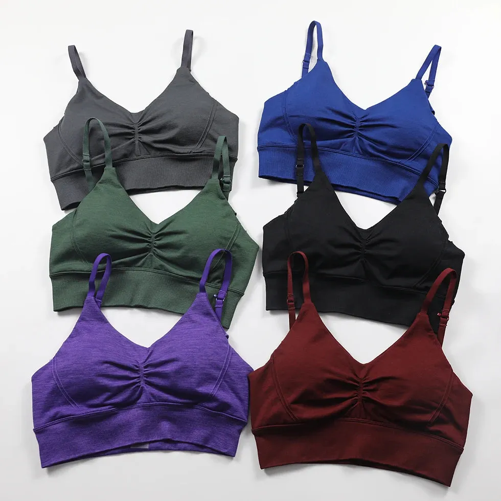 Women's Convertible Racerback Sports Bra - Effortless Micro Bralette
