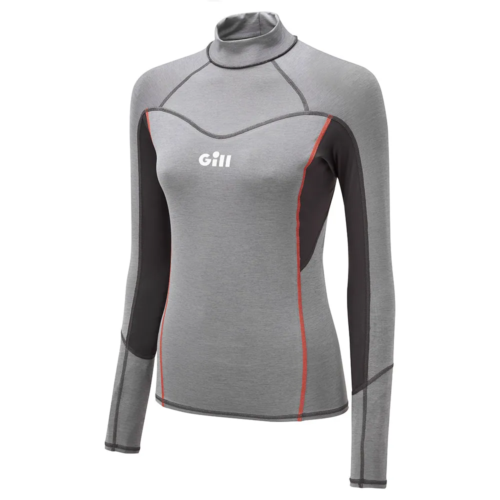 Women's Eco Pro Rash Vest - Grey Melange