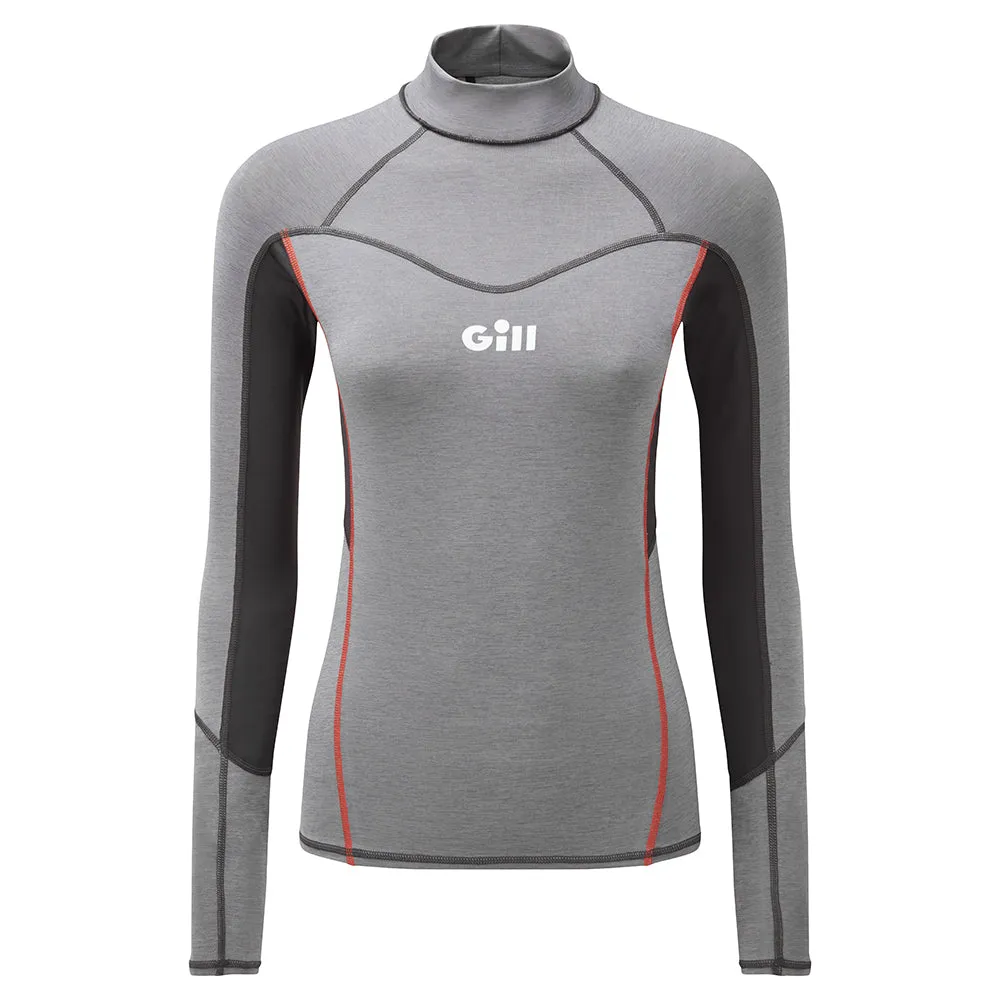 Women's Eco Pro Rash Vest - Grey Melange