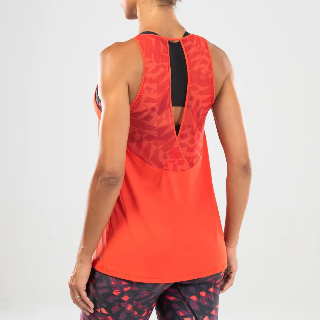 Women's Fitness Dance Tank Top - Red
