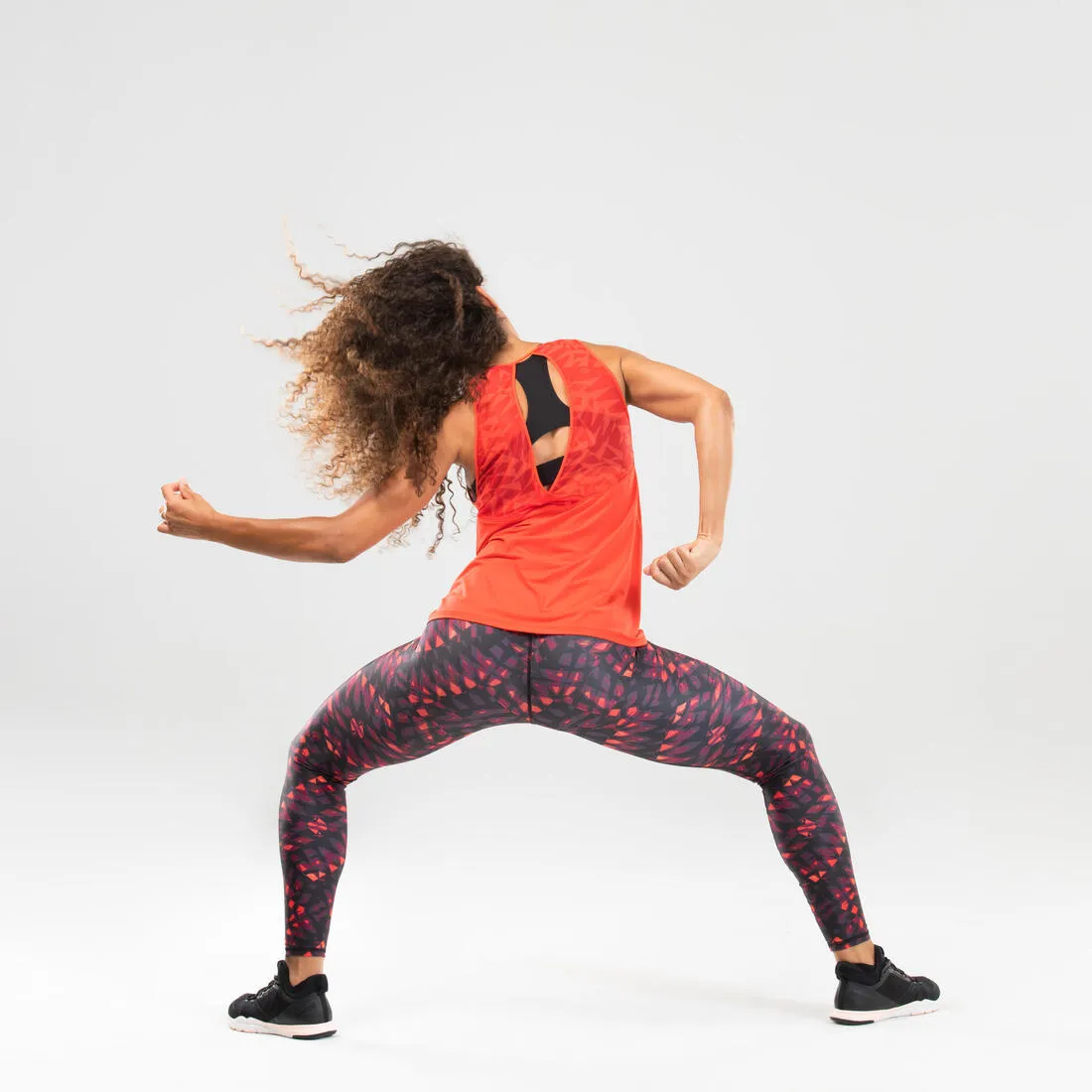 Women's Fitness Dance Tank Top - Red