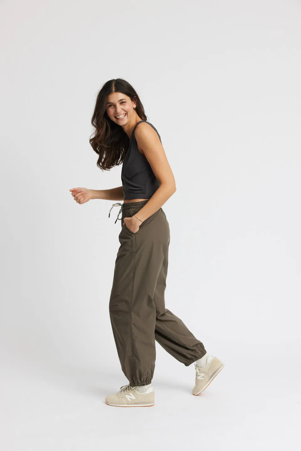 Wrap Top Athene - almost black