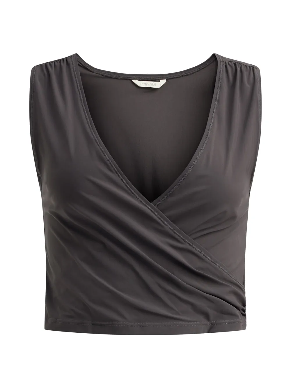 Wrap Top Athene - almost black