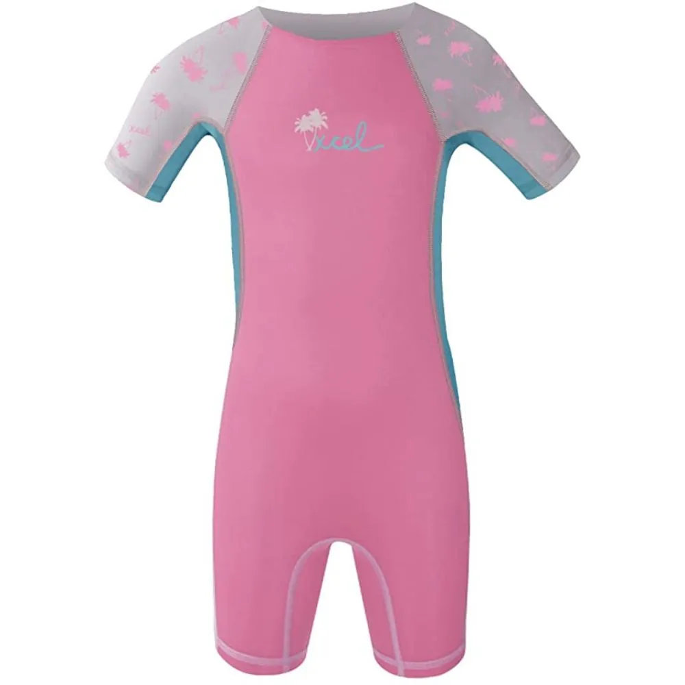 XCEL TODDLER AXIS 1MM BACK ZIP PINK