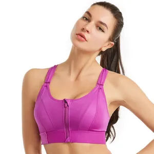 Zipper Sports Bra