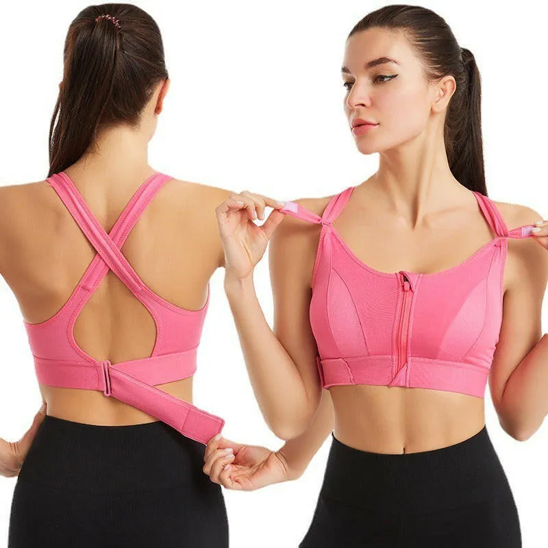 Zipper Sports Bra