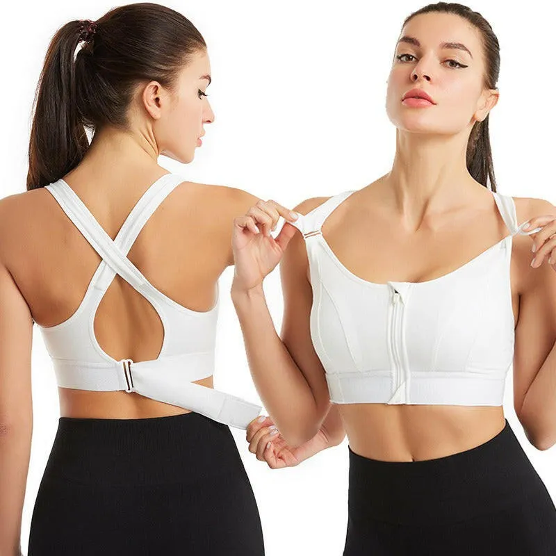 Zipper Sports Bra