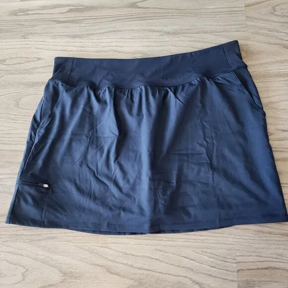 Zuda Women Skort Z-Eco Utility Pockets Navy BlueSz 2X Short Skirt Summer A395071