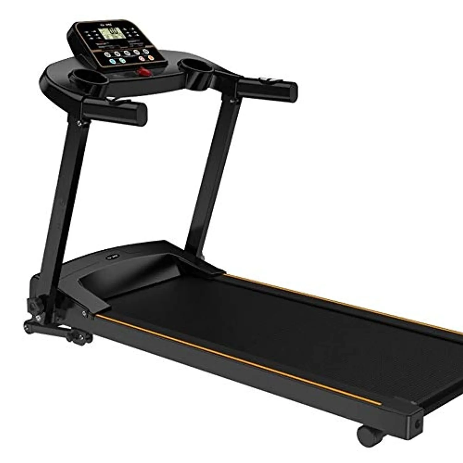 Zzfni Treadmill Household Small Treadmill, Ultra Silent Folding Electric Walking Machine, Home Fitness Equipment Foldable Treadmill